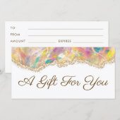 Geschenkgutschein (Vorne/Hinten)