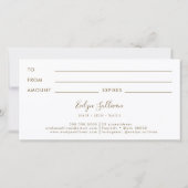 Geschenkgutschein (Rückseite)