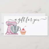 Geschenkgutschein Backen Backwaren Cup Kuchen (Vorderseite)