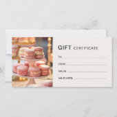 Geschenkgutschein Bäckerei Cupcake Cake Shop Busin (Vorderseite)