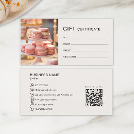 Geschenkgutschein Bäckerei Cupcake Cake Shop Busin
