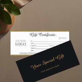 Geschenkgutschein | Black & Gold Gutschein