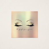 Geschenkgutschein Champaions Gold Lashes Makeup Gl (Vorderseite)