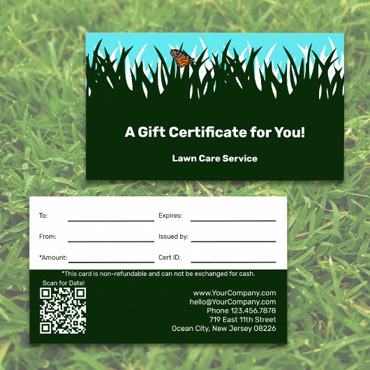 Geschenkgutschein der Lawinenservice-Firma