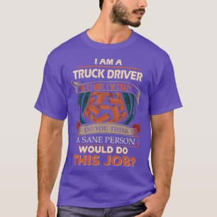 Geschenkgutschein des Lkw-Fahrers T-Shirt