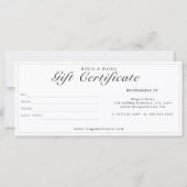 Geschenkgutschein Floral Botanicals Gold White (Rückseite)