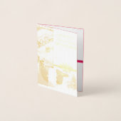 Geschenkgutschein Folienkarte (Vorderseite)