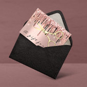 Geschenkgutschein Friseur Friseursalon Rose Visitenkarte