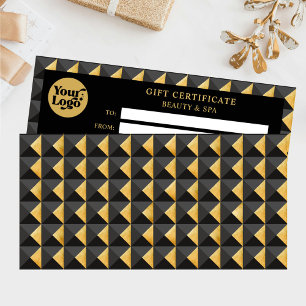Geschenkgutschein für Abstraktes Schwarzes Gold