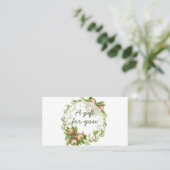 Geschenkgutschein für Apfelwein Visitenkarte (Stehend Vorderseite)