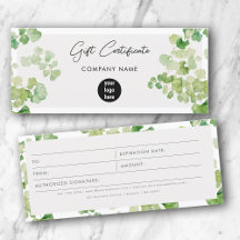 Geschenkgutschein für Aquarellpflanzen