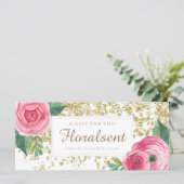 Geschenkgutschein für benutzerdefinierte Aquarellf (Stehend Vorderseite)