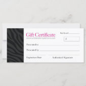 Geschenkgutschein für benutzerdefinierte Bestellun (Rückseite)