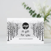 Geschenkgutschein für berufliche Fotografen (Stehend Vorderseite)