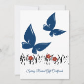 Geschenkgutschein für berufliche Frühjahrsschmette (Vorderseite)