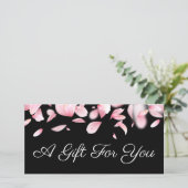 Geschenkgutschein für Blätter (Stehend Vorderseite)