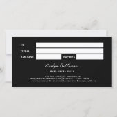 Geschenkgutschein für Blaukristalle (Rückseite)