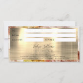 Geschenkgutschein für Brown Gold Glitzer (Rückseite)