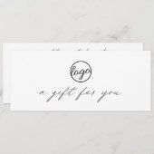 Geschenkgutschein für Chic Calligrafy (Vorne/Hinten)