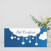 Geschenkgutschein für Cloud und Herz (Stehend Vorderseite)