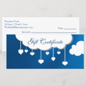 Geschenkgutschein für Cloud und Herz (Vorne/Hinten)