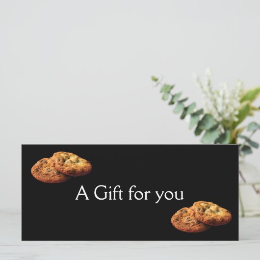 Geschenkgutschein für Cookies (Stehend Vorderseite)