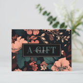 Geschenkgutschein für Dark Fall Floral Beauty (Stehend Vorderseite)