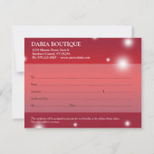 Geschenkgutschein für das Großhandelsgeschäft "Hol (Rückseite)