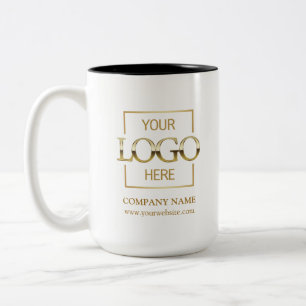 Geschenkgutschein für das Logo für Unternehmen Zweifarbige Tasse