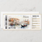 Geschenkgutschein für den Boarding von Überraschen Einladung (Vorne/Hinten)