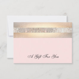 Geschenkgutschein für den Schönheitssalon in Rosa 