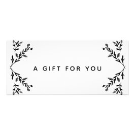 Geschenkgutschein für den Wellness-Center "Weiße u Werbekarte