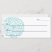 Geschenkgutschein für die blaue Blume (Rückseite)