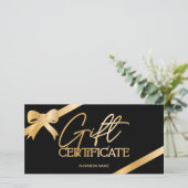 Geschenkgutschein für die goldfarbene Folie mit sc (Stehend Vorderseite)