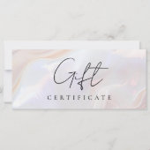 Geschenkgutschein für die Muschel Weißer Opal Ston (Vorderseite)