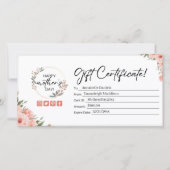 Geschenkgutschein für die Mutter der Mutter (Vorderseite)