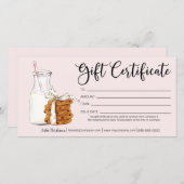 Geschenkgutschein für die Weihnachtsmilch und Cook (Vorne/Hinten)