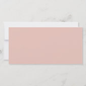 Geschenkgutschein für elegant rosa Blätter (Rückseite)