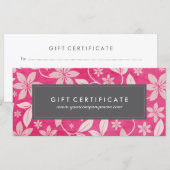 Geschenkgutschein für Elegante Flora (Vorne/Hinten)