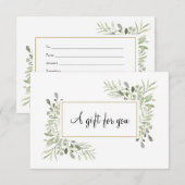 Geschenkgutschein für Elegante Frühjahrsvorführung (Vorne/Hinten)