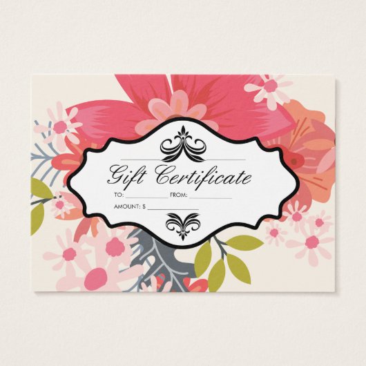 Geschenkgutschein für Elegante und fette Flora (Rückseite)