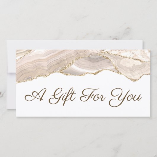 Geschenkgutschein für Elfenbeingold (Vorderseite)