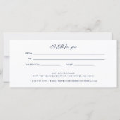 Geschenkgutschein für Firmenlogos (Rückseite)