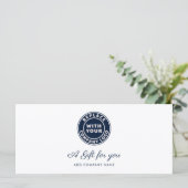 Geschenkgutschein für Firmenlogos (Stehend Vorderseite)