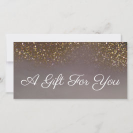 Geschenkgutschein für flüssigen Glitzer