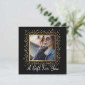 Geschenkgutschein für Fotografen (Stehend Vorderseite)