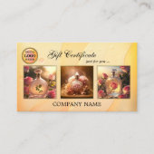 Geschenkgutschein für Frauen in Portfolios Visitenkarte (Vorderseite)