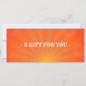 Geschenkgutschein für Freizeitparks Einladung (Rückseite)