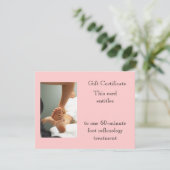Geschenkgutschein für Fußmassage (Stehend Vorderseite)