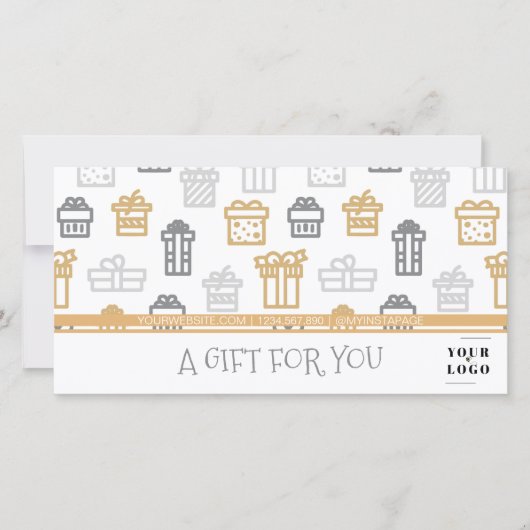 Geschenkgutschein für Geschenkideen (Vorderseite)